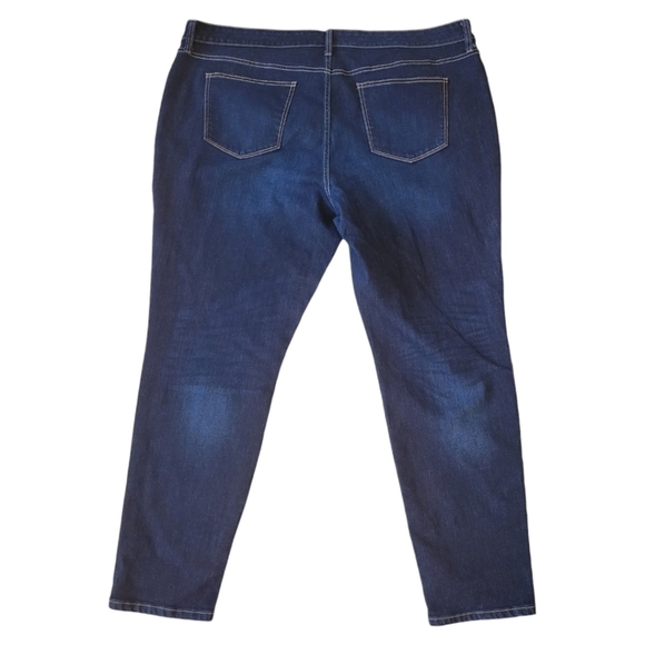 St. Johns Bay Skinny Leg Denim Jeans Size 22W - Picture 3 of 4
